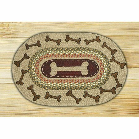 CAPITOL EARTH RUGS Dog Bones Oval Patch 65-024DB